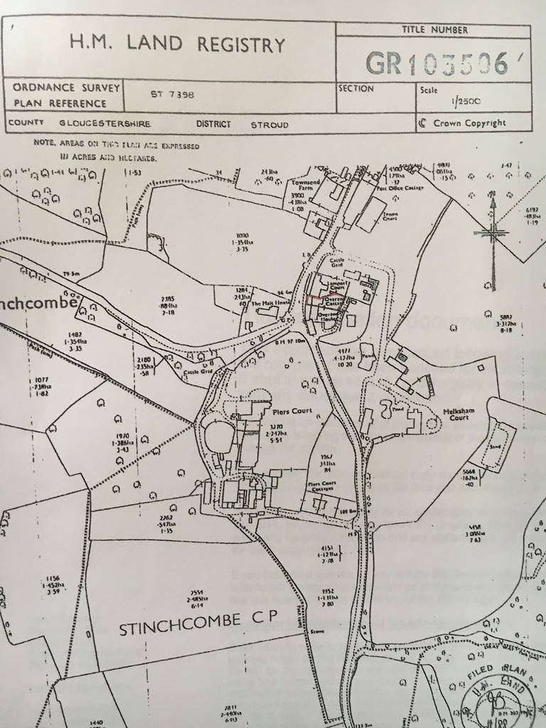 Land Registry for Overend Cottage 